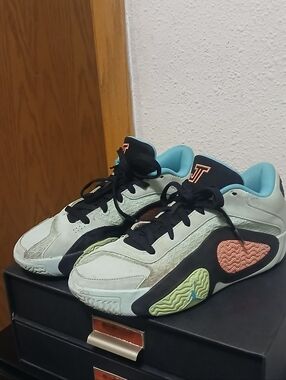 Jordan Tatum 2 "Vortex" Mint Foam / Hyper Jade Basketball Shoes - Men’s Size 8